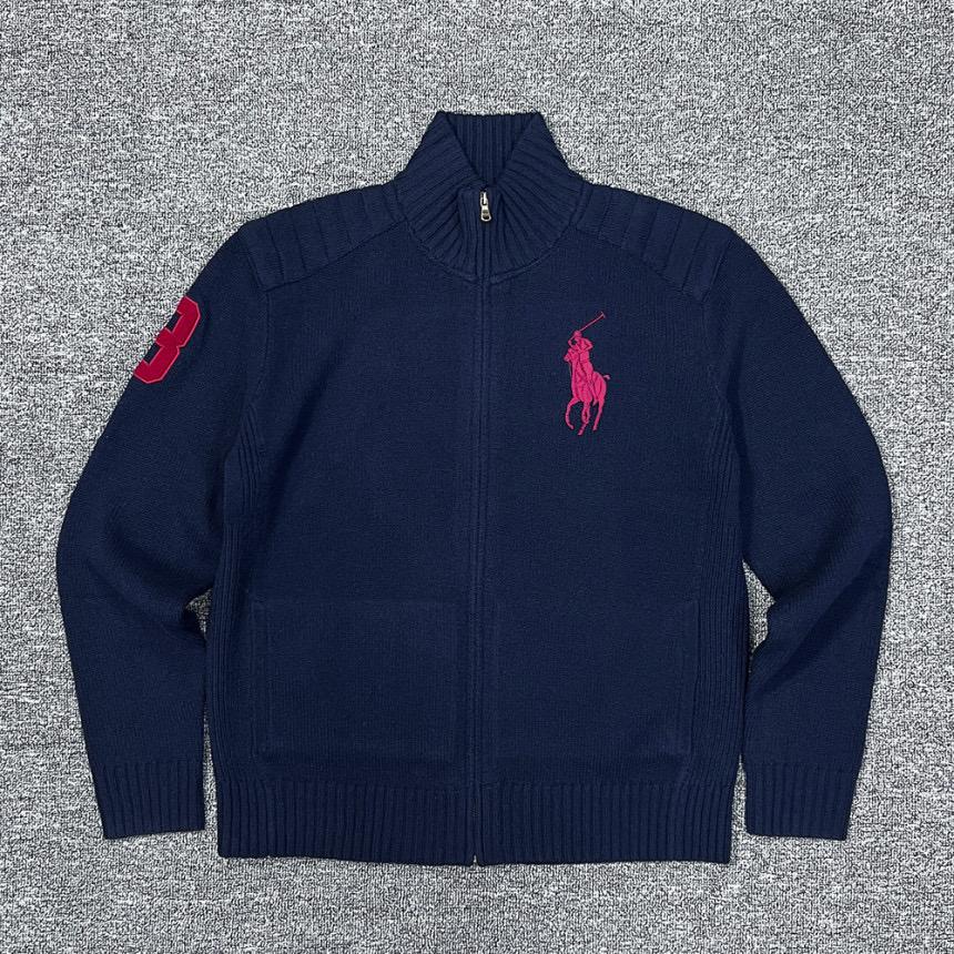 폴로 랄프로렌 25FW 빅포니 풀집업 니트 가디건