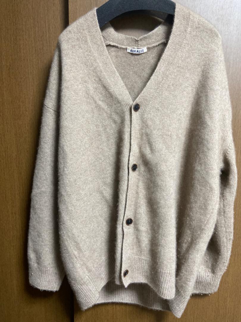 BABY CASHMERE KNIT CARDIGAN カシミヤ　AURALEE