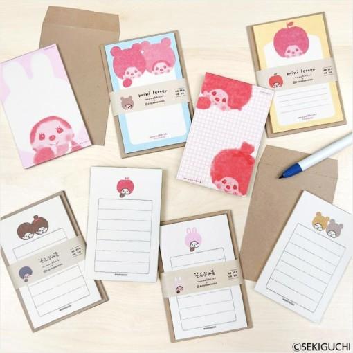 몬치치(Monchhichi) 50주년 메모지 4종 (편지봉투포함)