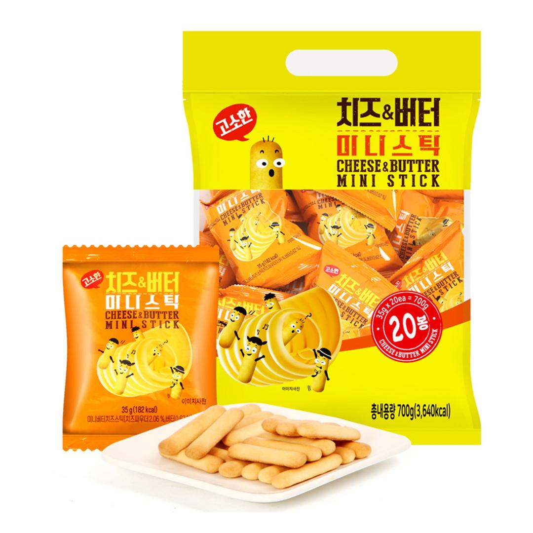 고소한 치즈 앤 버터 미니스틱, 700g, 1개 - 크래커 | 쿠팡
