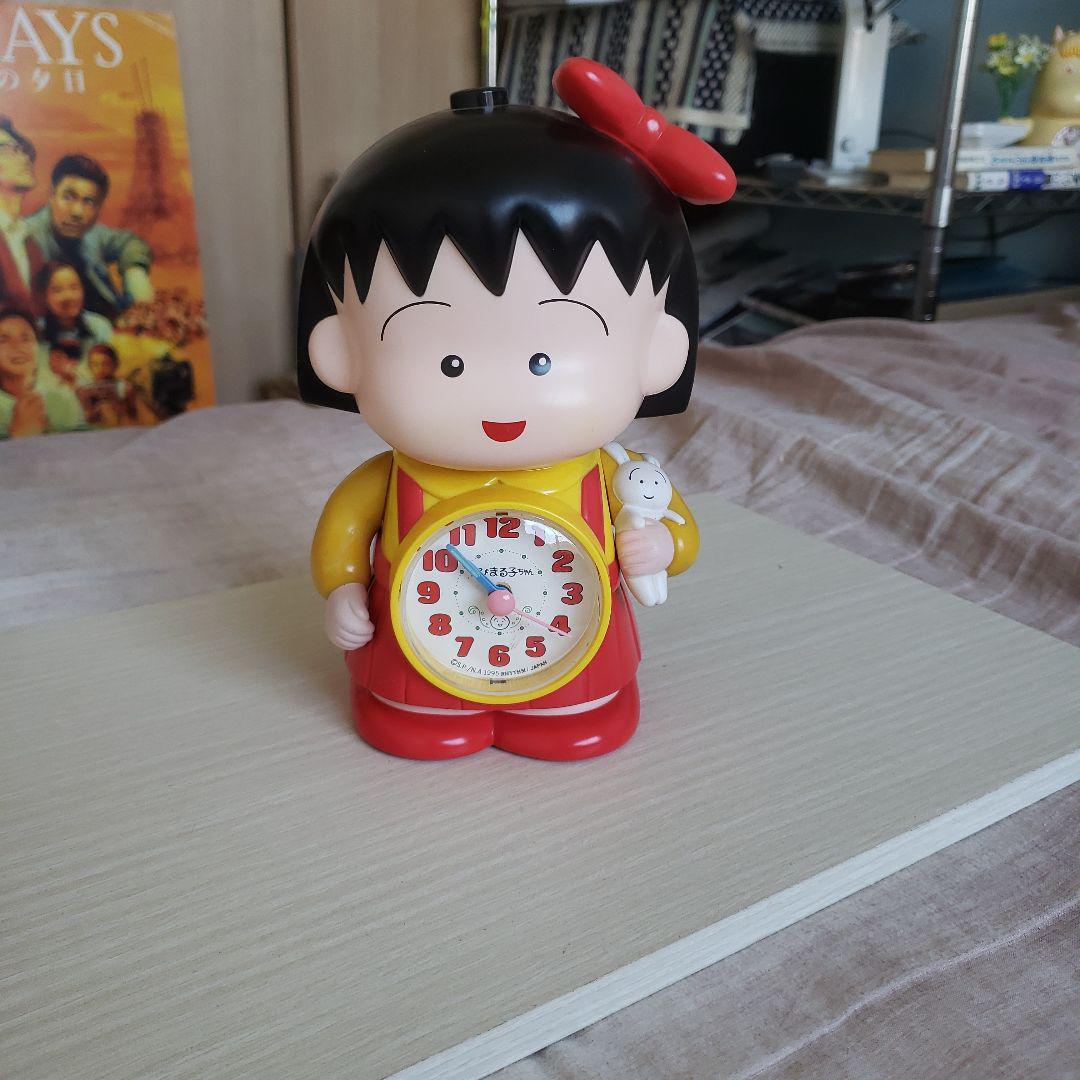 ちびまる子ちゃん　目覚まし時計(絶版/中古/ジャンク)