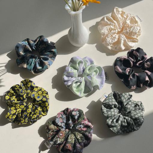 효은계절 열두살 자카드 스크런치 7종