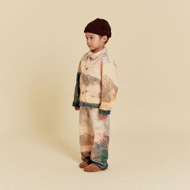 FW24[다코다스튜디오][SET-UP] Printed Denim Full Set