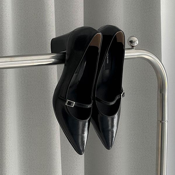 [제작]키에린버클스트랩통굽메리제인힐(7cm)