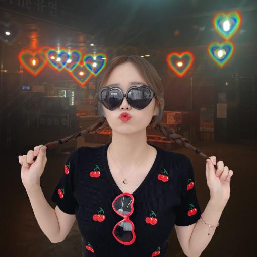 하트 불빛 선글라스 인싸안경 프로포즈 이벤트 파티 (세상이 하트로 보여요)