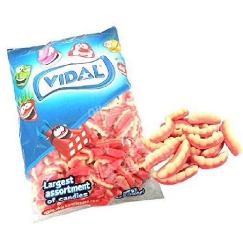 Vidal 비달사탕 사워 메가줌 구미 치아 이빨 모양 2kg, 2kg, 1개
