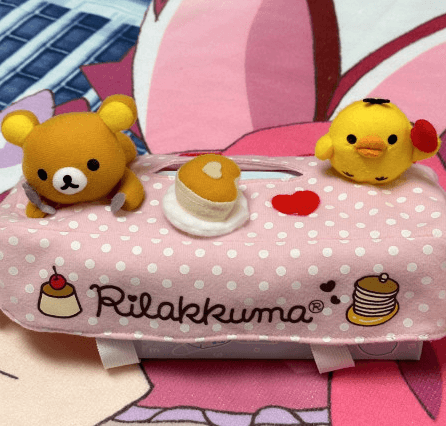 리락쿠마 팬케이크 티슈 커버