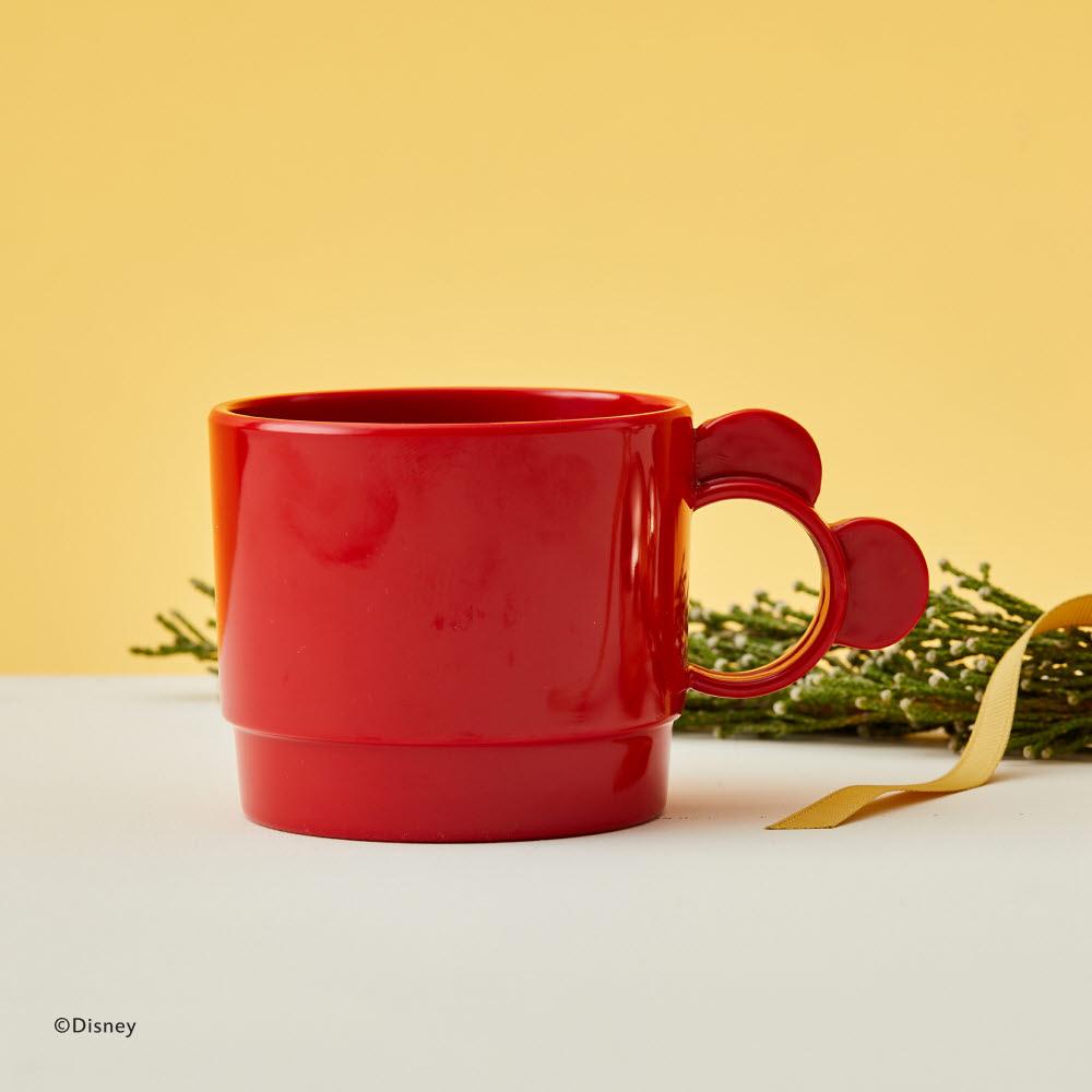 [디즈니] 크리스마스 멜라민 미키핸들컵