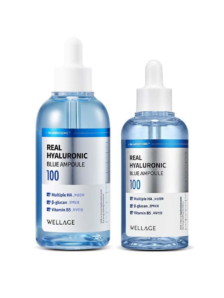 웰라쥬 리얼 히알루로닉 블루 100 앰플 100ml + 75ml 세트, 1개