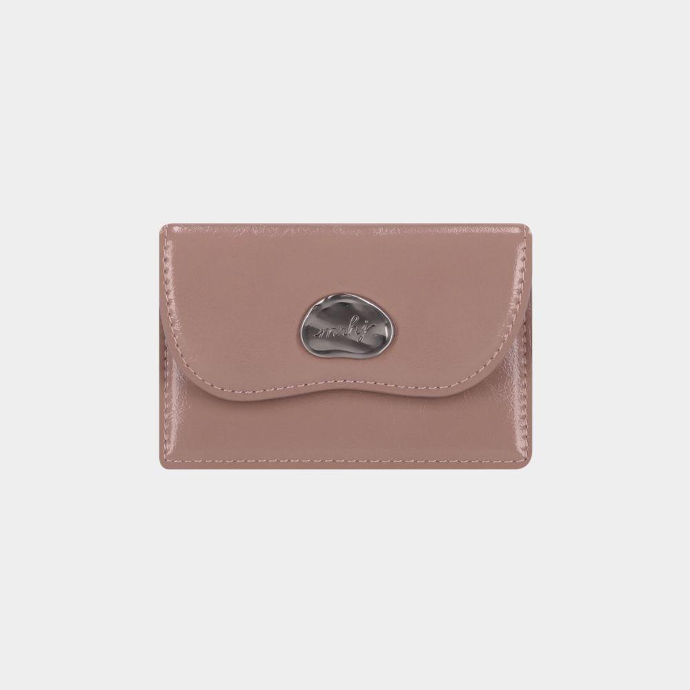 오로라 P 플랩 카드지갑