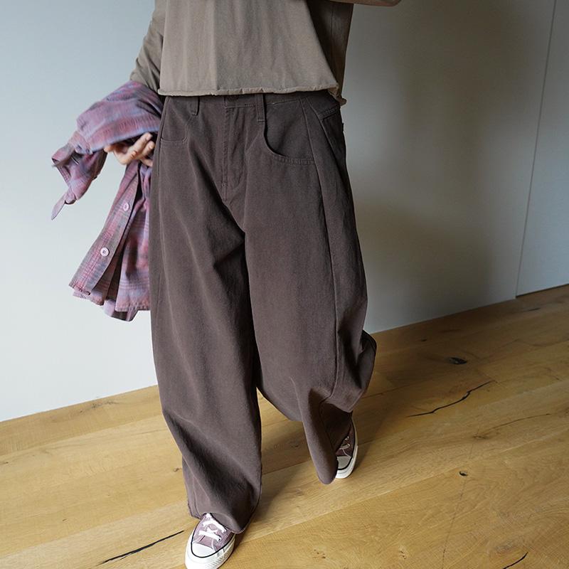 절개 피치 코튼팬츠 48256