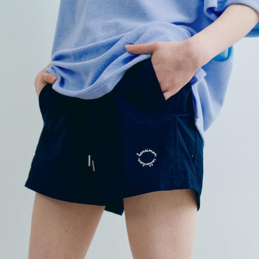[24HS] NYLON BANDING SHORTS - NAVY