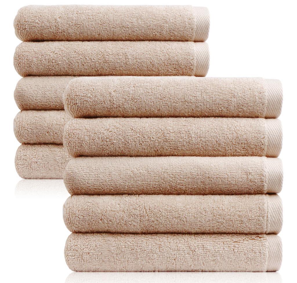 코튼리빙 호텔 수건 170g 베이지 10장