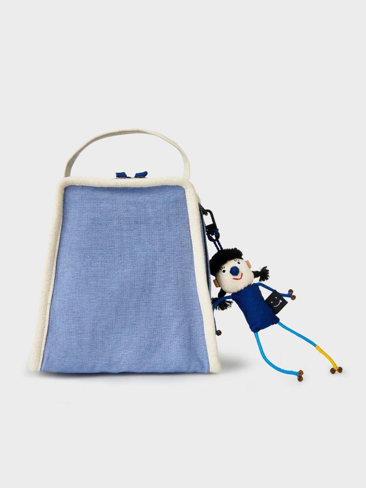 타밈 큐브백 비트맨 키링 세트 Sky Blue