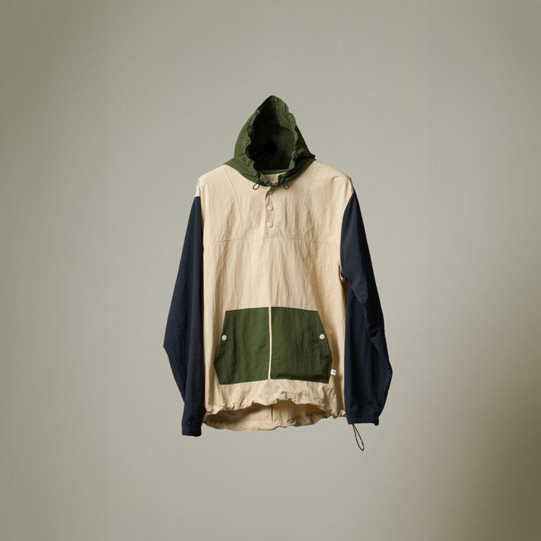 PACKABLE ANORAK - GREEN MIX