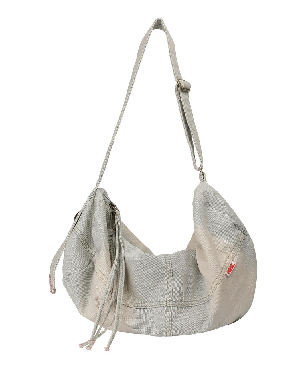 Vintage Brushed Denim Duffel Bag Ice Pink