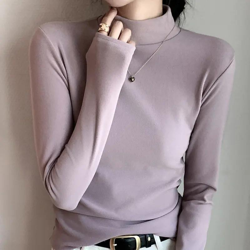 [1+1] 부드럽고 따뜻한 도톰기모 하프넥티셔츠