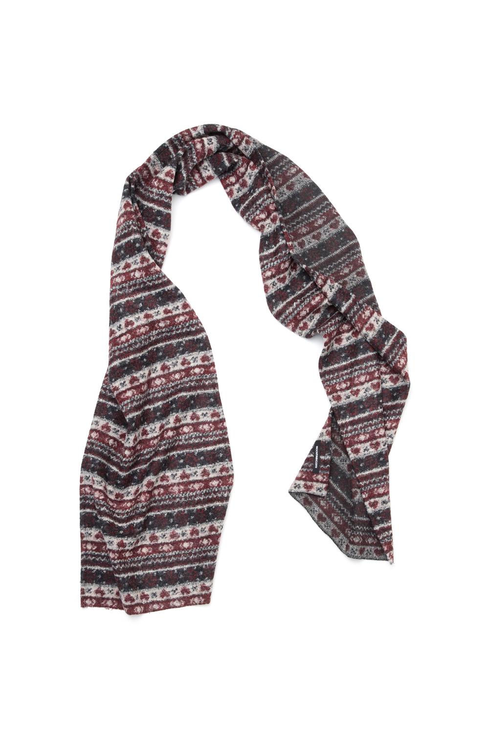 Heart Wool Muffler Red