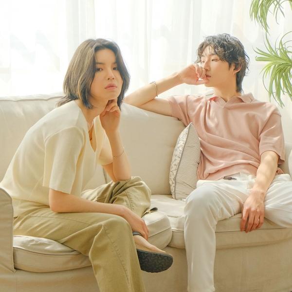 에어 하프 니트 3종_카라/브이넥/라운드