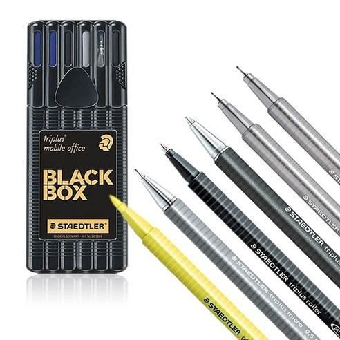 입학 졸업 선물 스테들러 트리플러스 펜 블랙박스 6P 세트 - 학용품세트 | 쿠팡