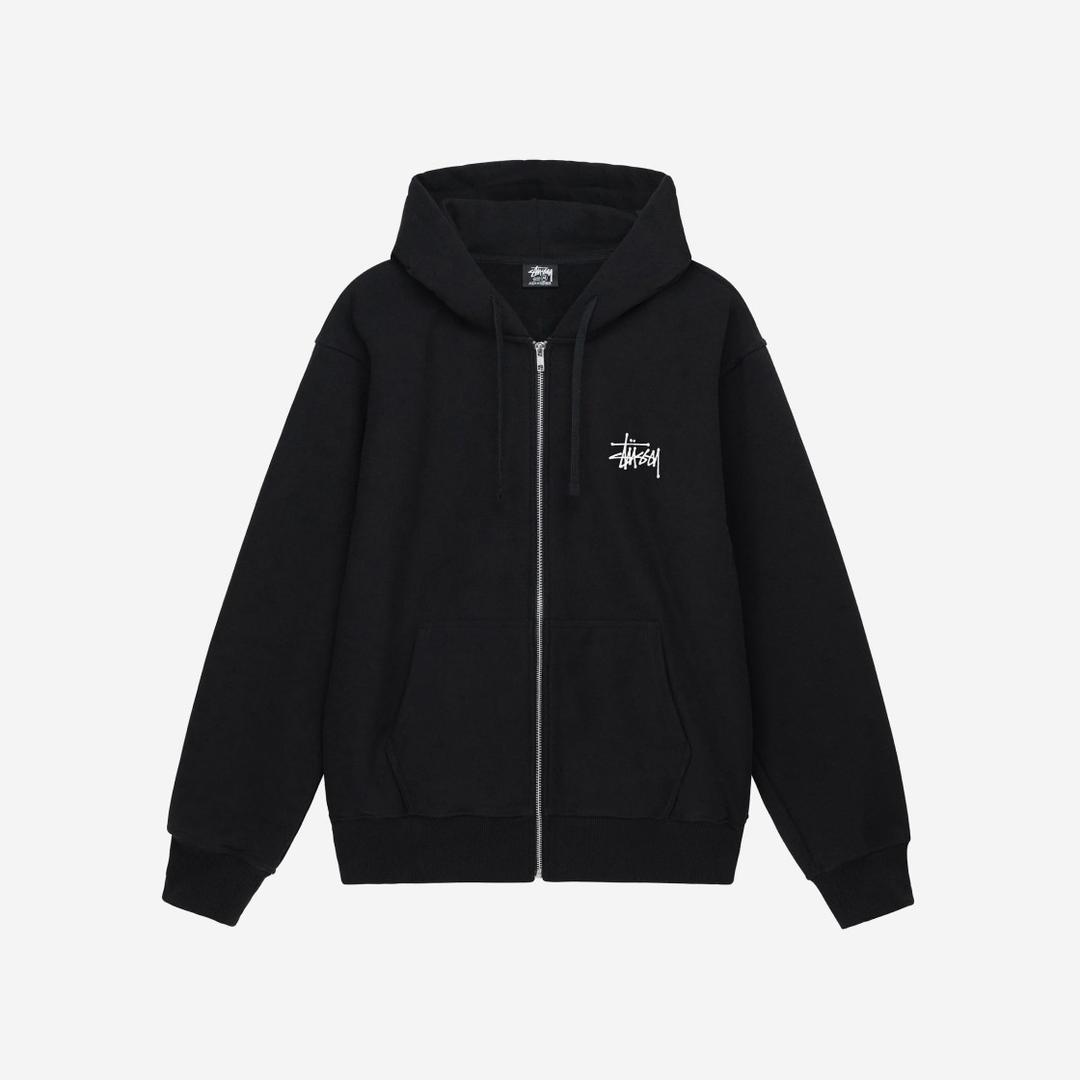 Stussy Basic Stussy Zip Hoodie Black 2023
