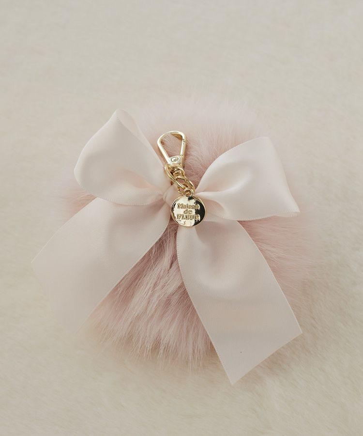 フェイクファーポンポンチャーム