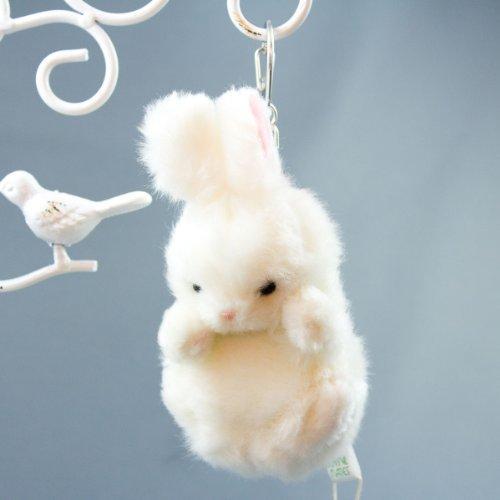 Takenoko Puchi Puchi Dream Keychain Rabbit White Plush Toy 68319