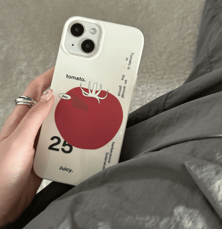 Juicy Tomato 쥬시 토마토 아이폰 하드 케이스