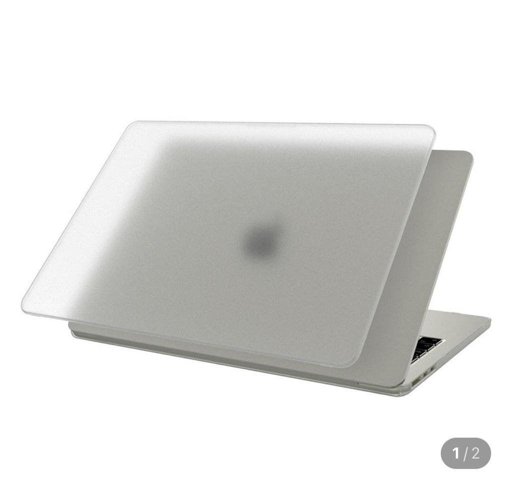 와이즈 맥북에어 13 M4 M3 M2 투명 매트 케이스