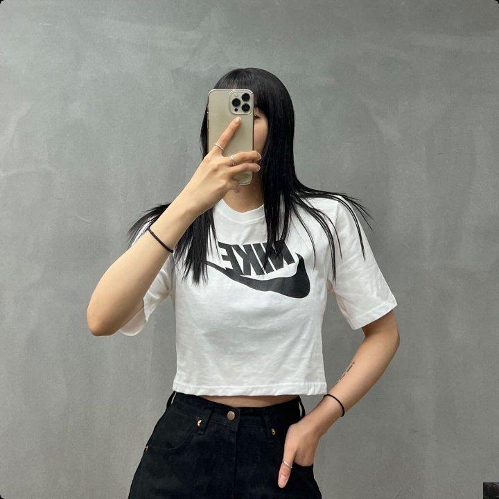 [정품] 나이키 빅로고 반팔블랙