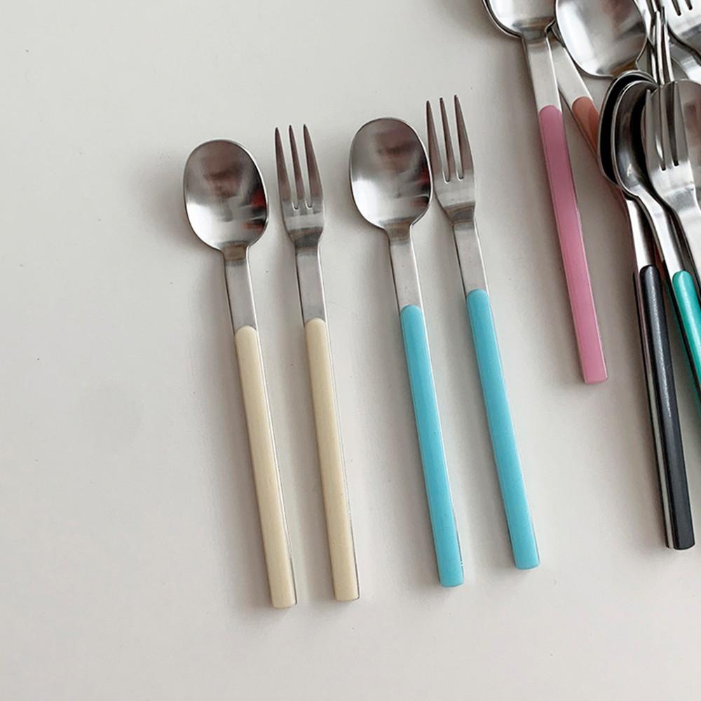 NEW 샤인 티스푼 티포크