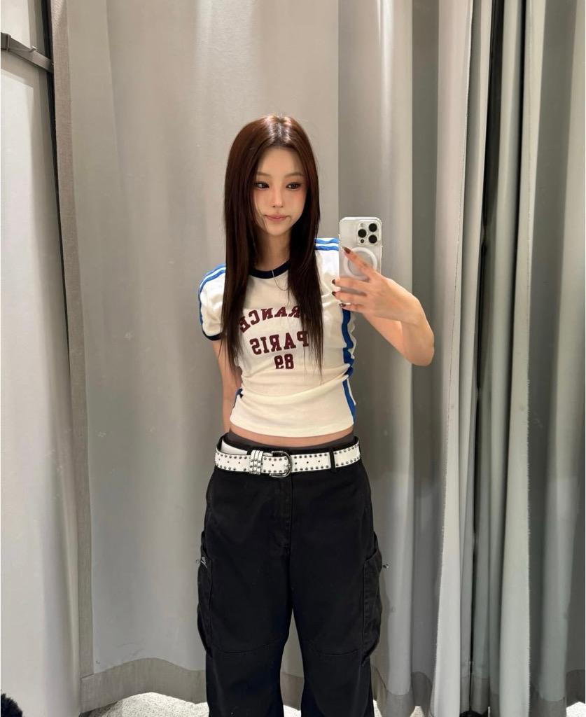 자라 스트라이프 티셔츠