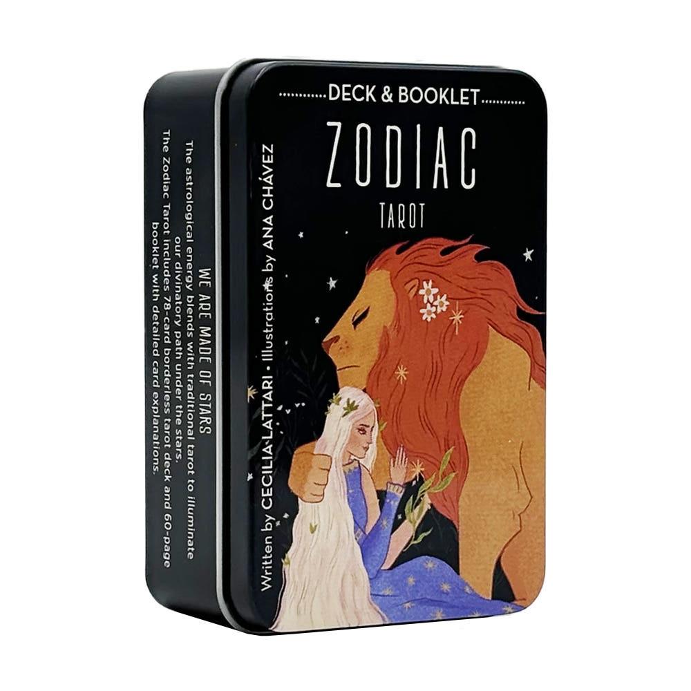 조디악 타로카드 틴케이스