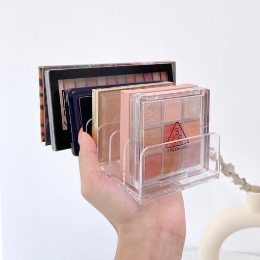 [해외배송] 아이섀도우 팔레트 정리 트레이 팔레트 수납 1단 선반 마스크팩 정리함 투명 트레이 화장품 정리함