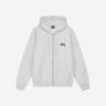 Stussy Basic Stussy Zip Hoodie Ash Heather 2023
