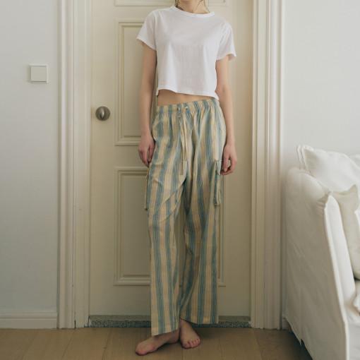 ★3차 리오더★ 빌리빌리 EASY HIPPIE CARGO PANTS 이지 히피 카고팬츠 (Ivory)