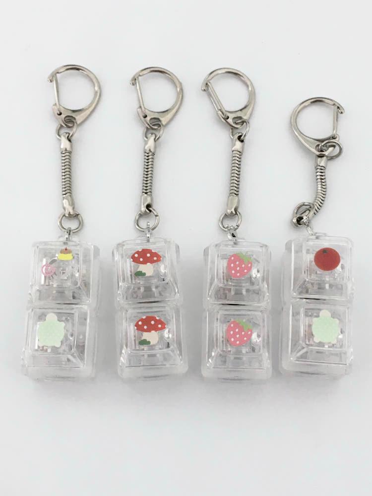 [turtle N] 거북이 딸기 토마토 버섯 키캡키링