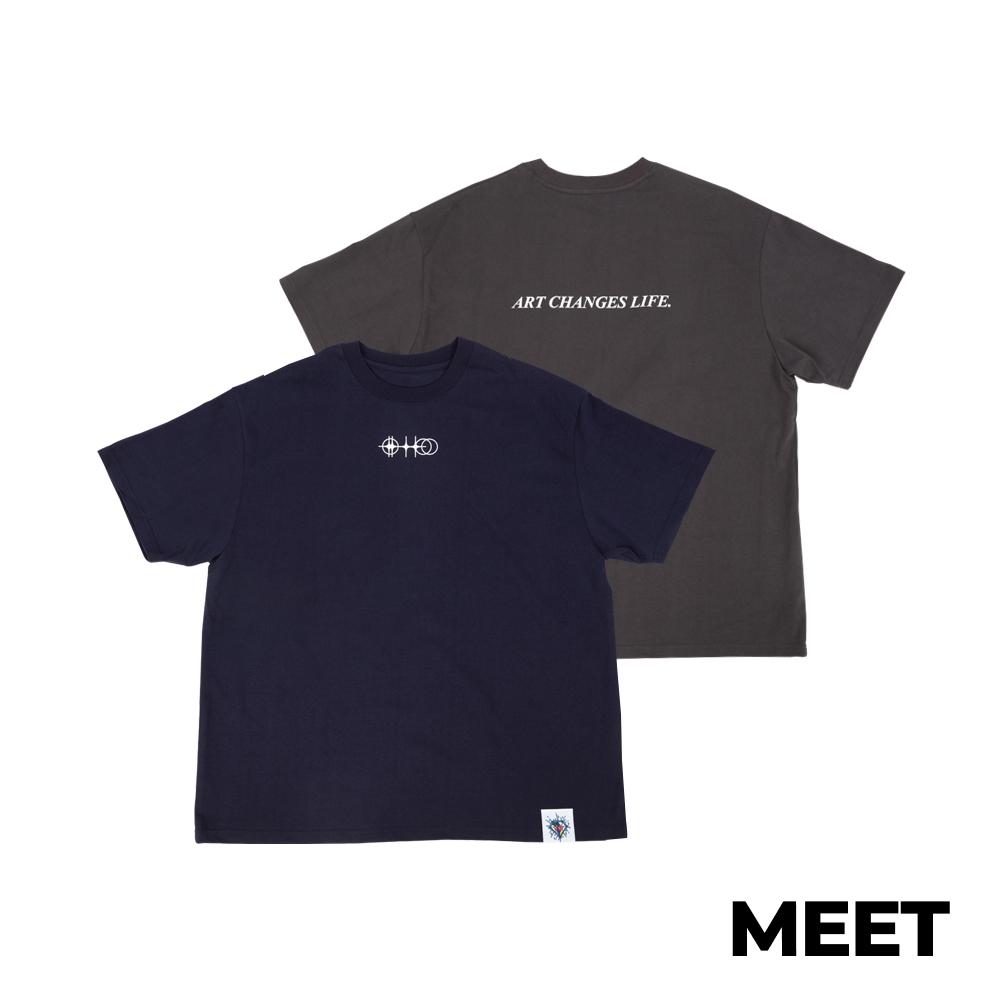 [MEET] SYMBOL PRINTING T-SHIRT