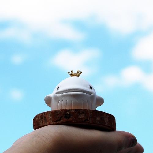 왕관 고래 석고방향제