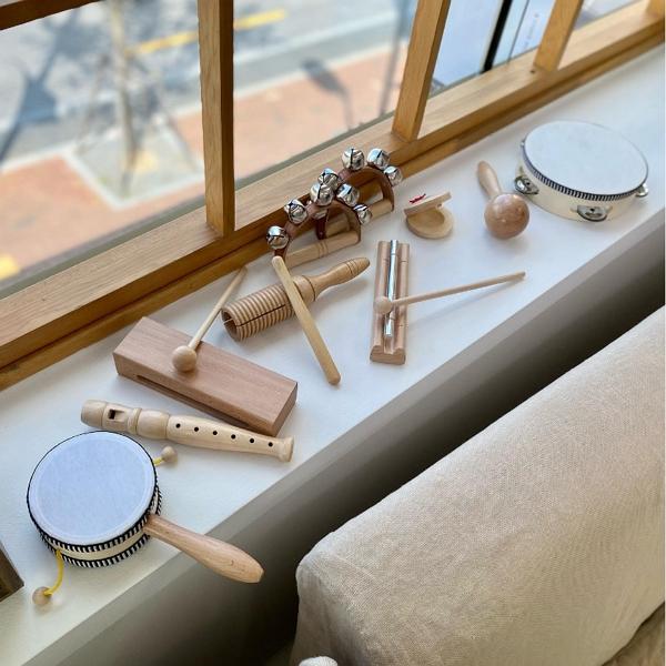 [쥬니케이]프리미엄 원목 악기세트 9종