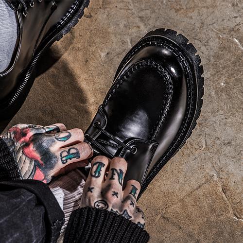 비에스큐티바이클래시BSQT by Classy - 875 니스 콜프 3홀 더비 구두(LUCY BLACK)