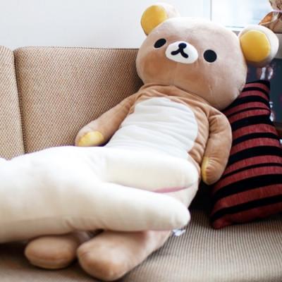 리락쿠마 탐구생활 롱바디쿠션/롱쿠션 인형/리락쿠마/리라쿠마/곰인형/트롬곰/코리락쿠마/롱베개