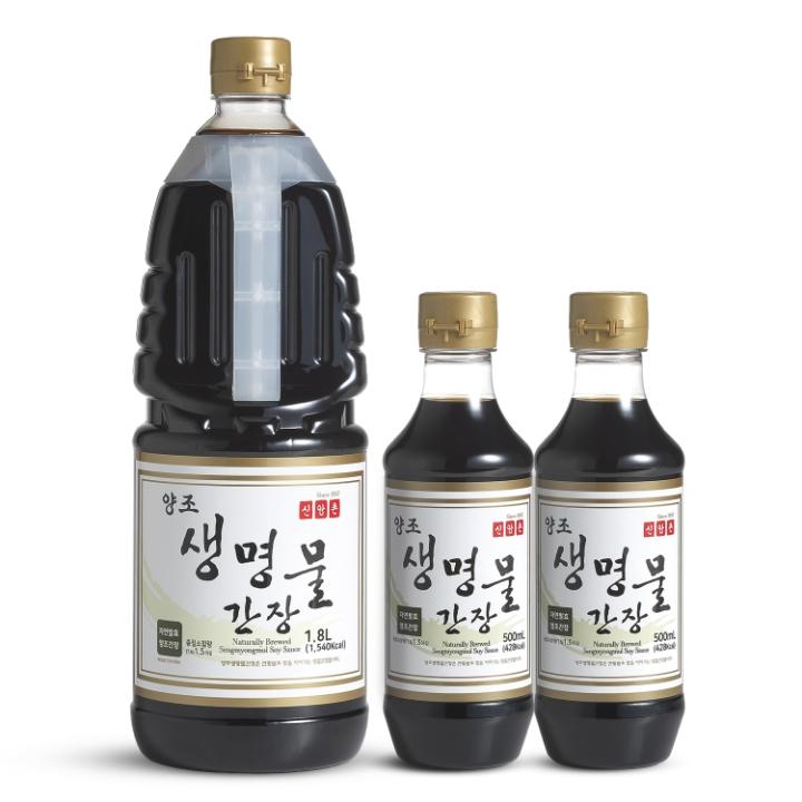 양조 생명물간장 1.8L + 생명물간장 500mL + 생명물간장 500mL