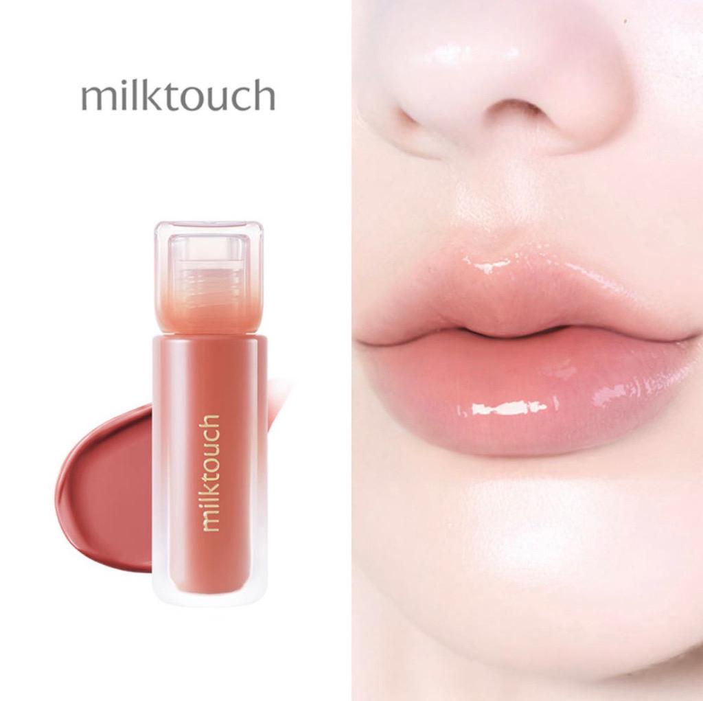 밀크터치 듀 스테인 쉬어 립 글로스 01 모닝 헤이즈