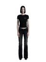 Vintage raw jean in black