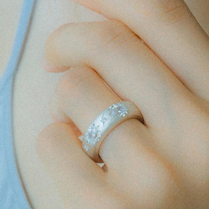 Milky Way Ring (White Stone)