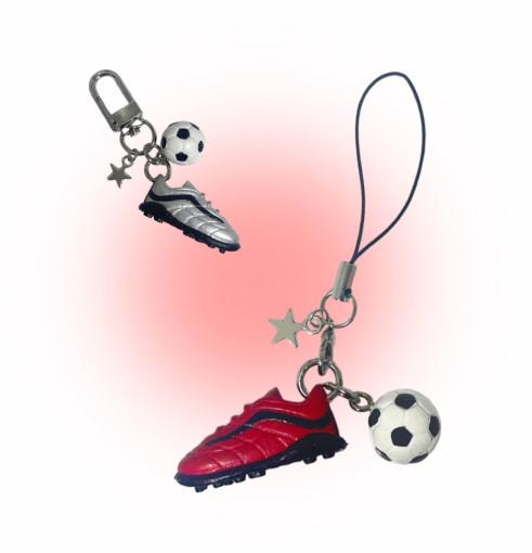 [주해] 축구공 축구화 세트 별 키링