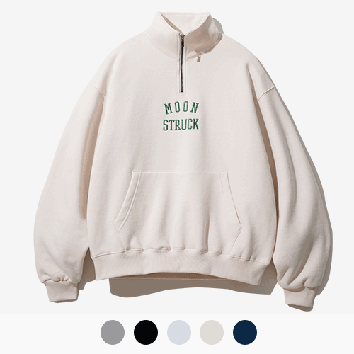 [페플] FP 문스트럭 하프집업 오버핏 맨투맨 5종 JDMT1367