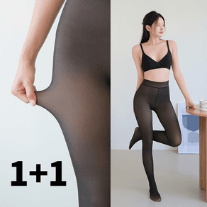 시크도트 착시 기모 스타킹 검정 - 양말/스타킹 | 쿠팡