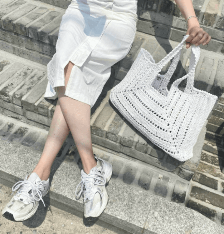 DIY코바늘가방뜨기 빅백 네트백뜨기 쇼퍼백만들기 패키지